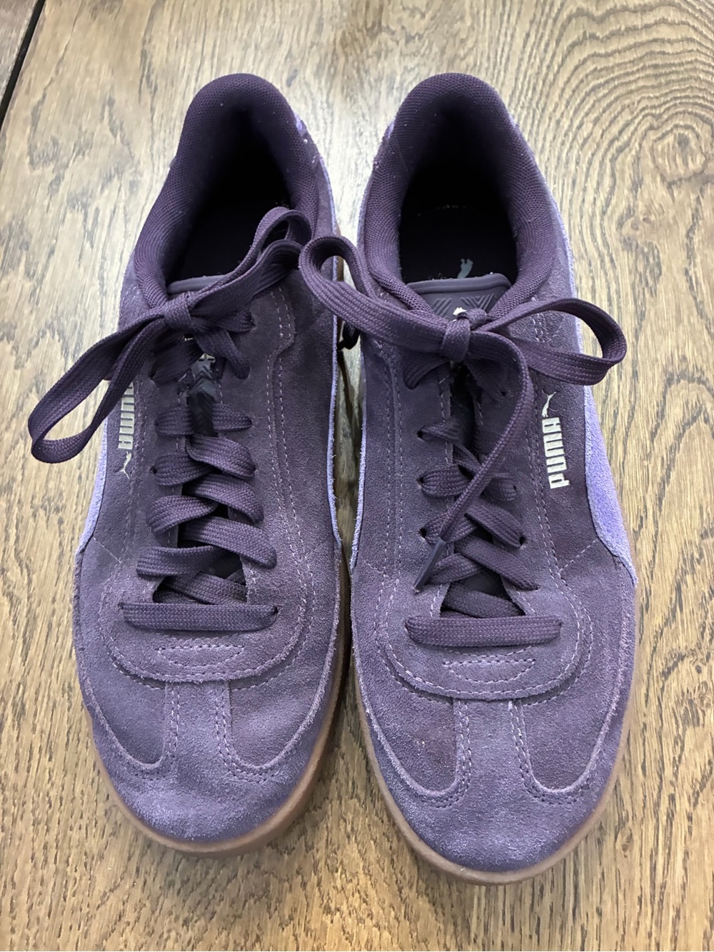 Puma Men’s Deep Purple Suede Sneakers